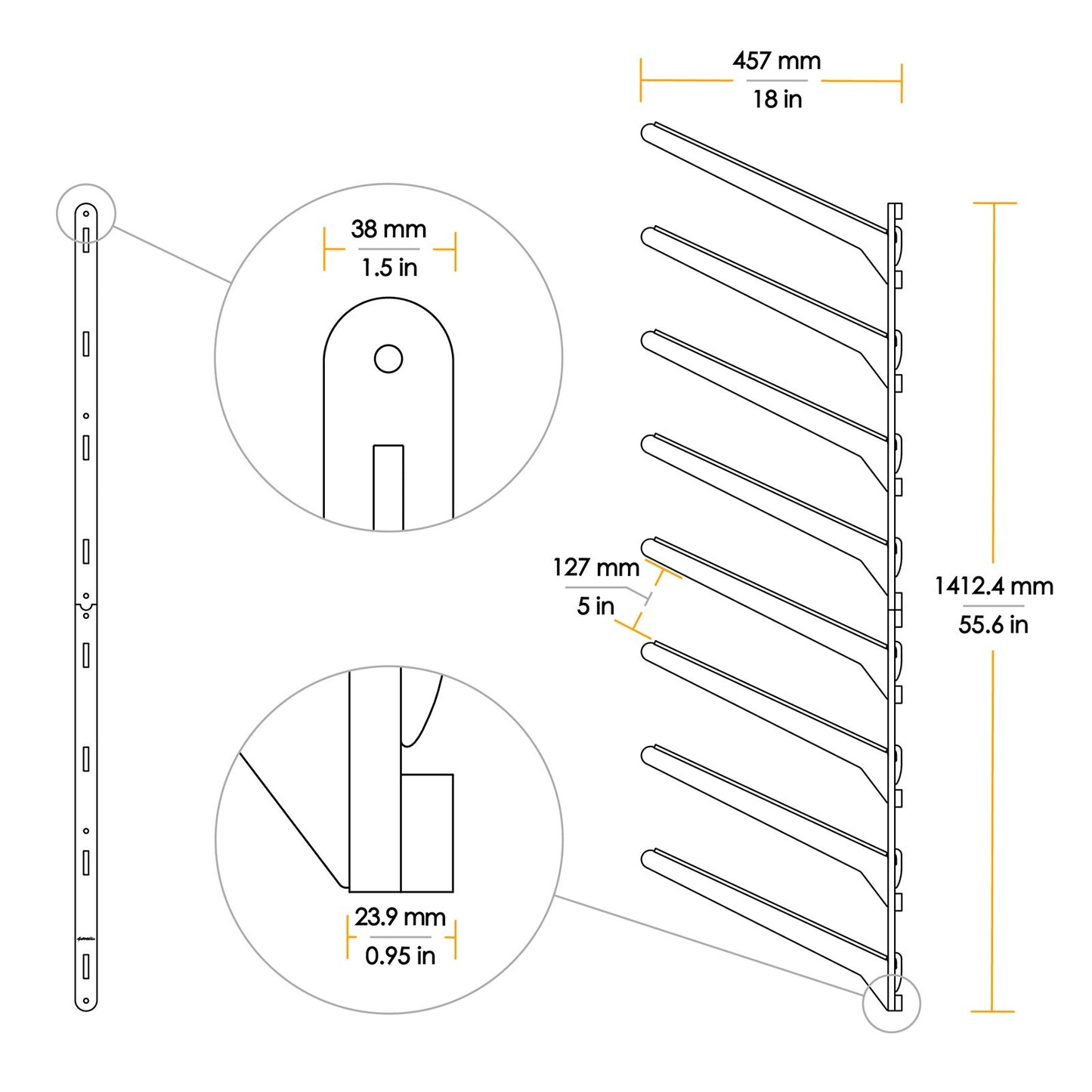
                  
                    Gnarwall Horizontal Multi Rack - Double
                  
                