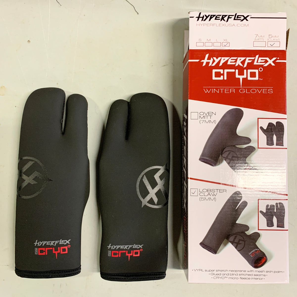 
                  
                    Gloves 5mm Hyperflex Thaw Claw CRYO 3-Finger Mitt
                  
                