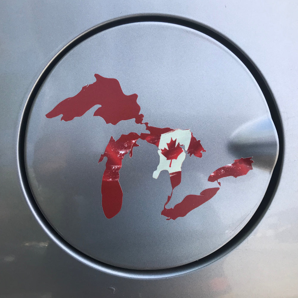 Stickers - Great Lakes Stoke - Canada - Red