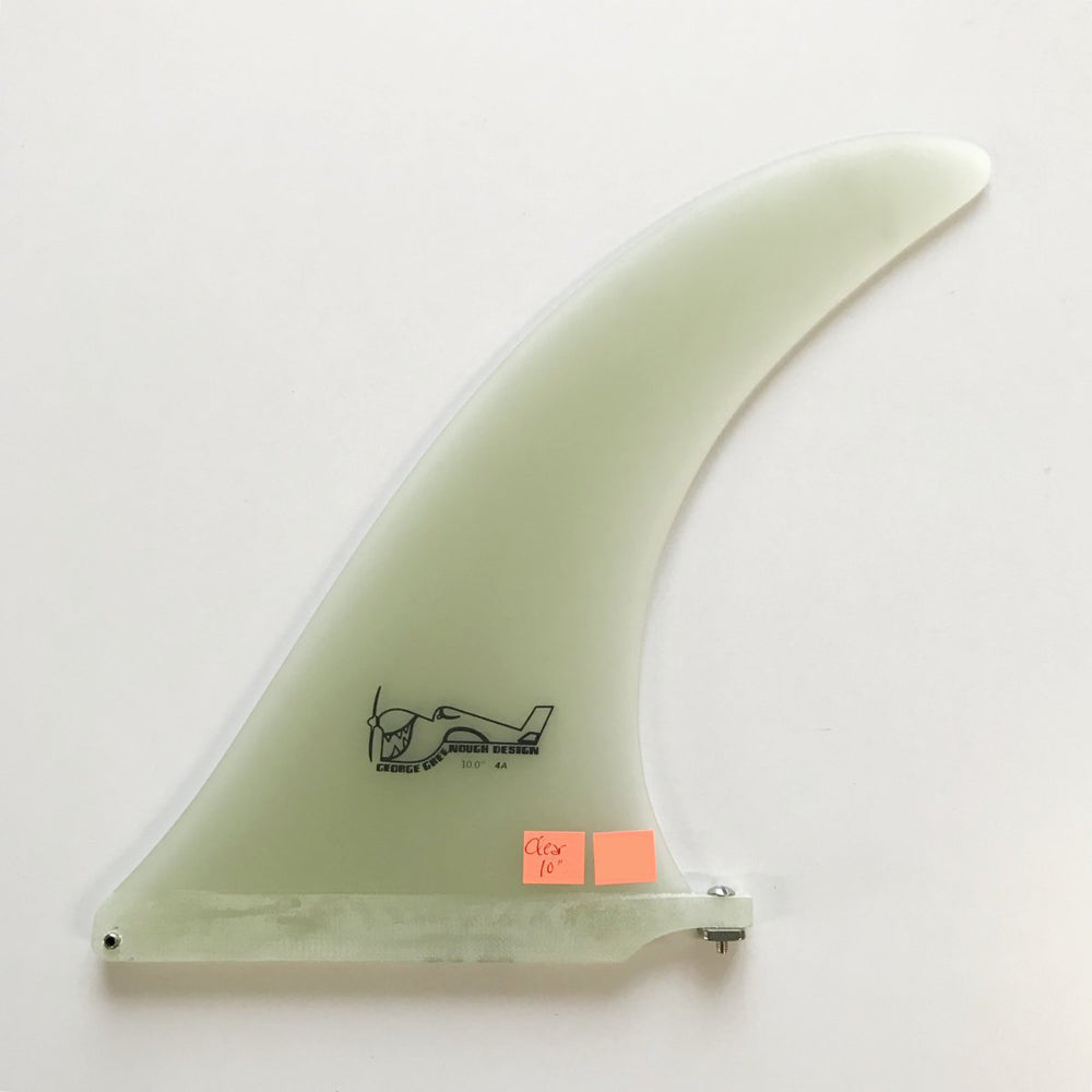 
                  
                    Greenough 4A Longboard Fin 10" - Clear Translucent
                  
                