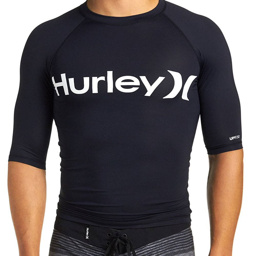 
                  
                    Mens Rashies Hurley One & Only Short Sleeve Rash Vest Black
                  
                