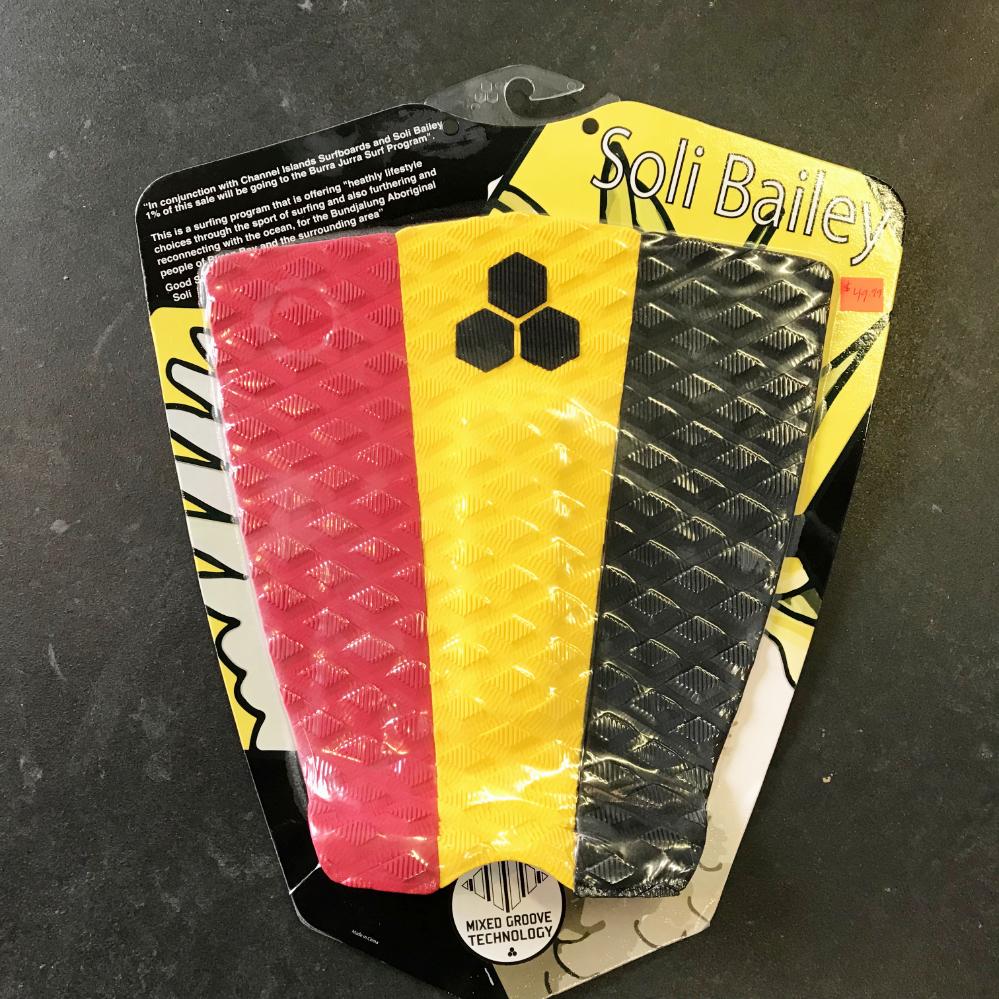 Deck pads - Channel Islands - Soli Traction Yellow/red/black
