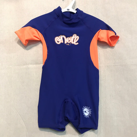 Toddler Girls Rashies O'Neill O’Zone Spring 4308G - AI4-Cobalt/Papaya/Wht - Surf Ontario