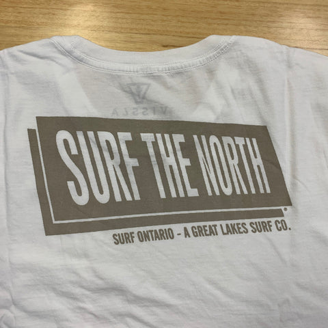 Vissla Established Surf the North T-Shirt - Chambray Light Blue