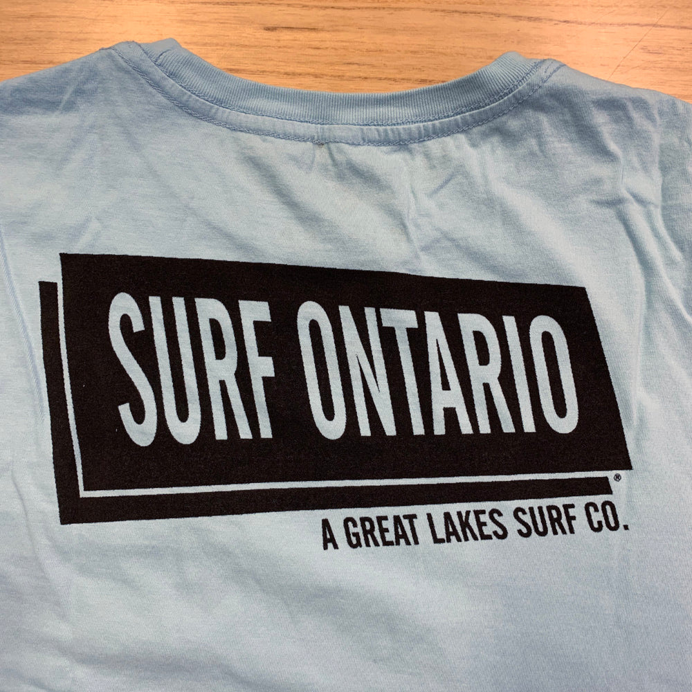 Vissla Established Surf Ontario T-Shirt - Chambray Light Blue