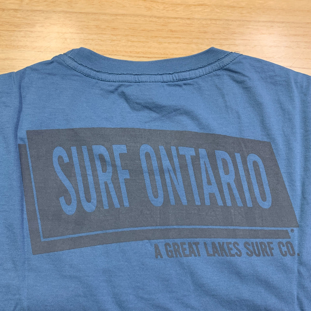 Vissla Vintage Surf Ontario T-Shirt - Slate Blue