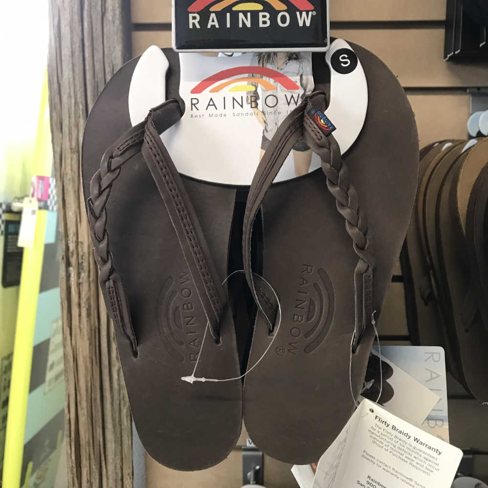 Flip Flops Sandals Rainbow Original 301 ALTSB FLIRTY BRAIDY SINGLE LAYER Ladies