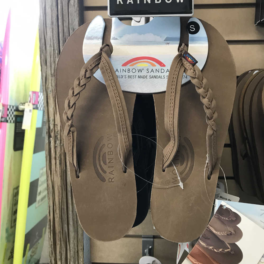 Flip Flops Sandals Rainbow Original 301 ALTSB FLIRTY BRAIDY SINGLE LAYER Ladies