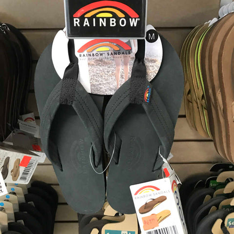 Flip Flops / Sandals - Rainbow Original - 302 ALTS - 302 Double Layer/Thick Strap - Ladies - Black
