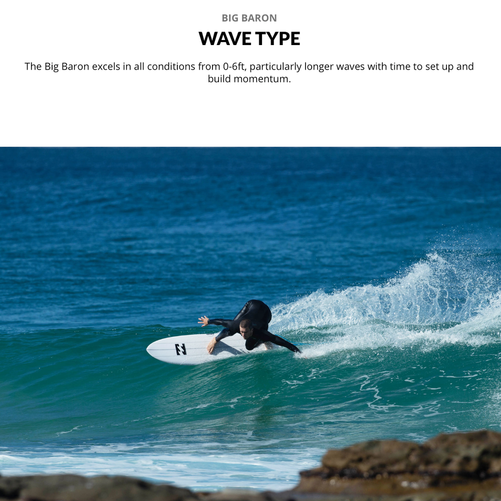 JS Industries - Big Baron CarboTune 6'4 - Futures – Surf Ontario