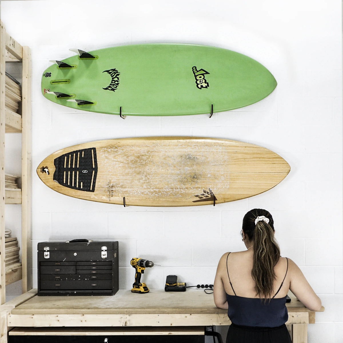 
                  
                    Board racks/hooks - SHEPPS/GNARWALL  Horizontal Surfboard Hanger - ACRYLIC
                  
                