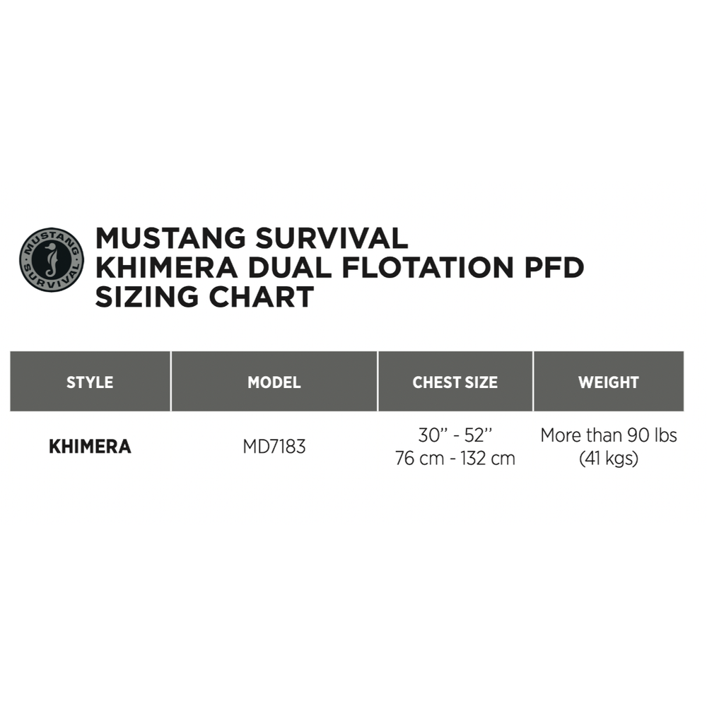 
                  
                    PFD - Mustang KHIMERA™ DUAL FLOTATION PFD (ADMIRAL GRAY)
                  
                
