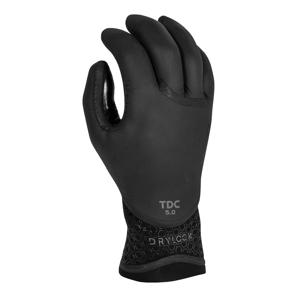 Xcel Drylock 5mm 5 Finger Wetsuit Gloves (Black, S)