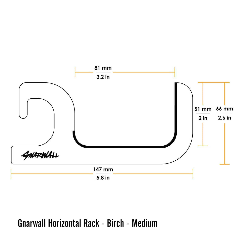 
                  
                    Board racks/hooks - SHEPPS/GNARWALL  Horizontal Surfboard Hanger - BIRCH
                  
                
