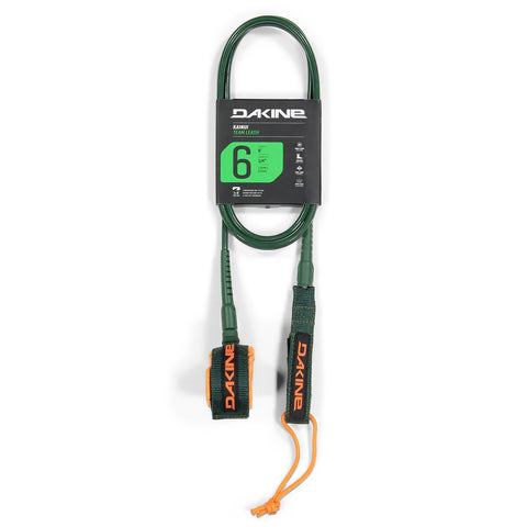 Leashes - Dakine - Kainui Team 6' X 1/4" Leash  - Olive - Surf Ontario