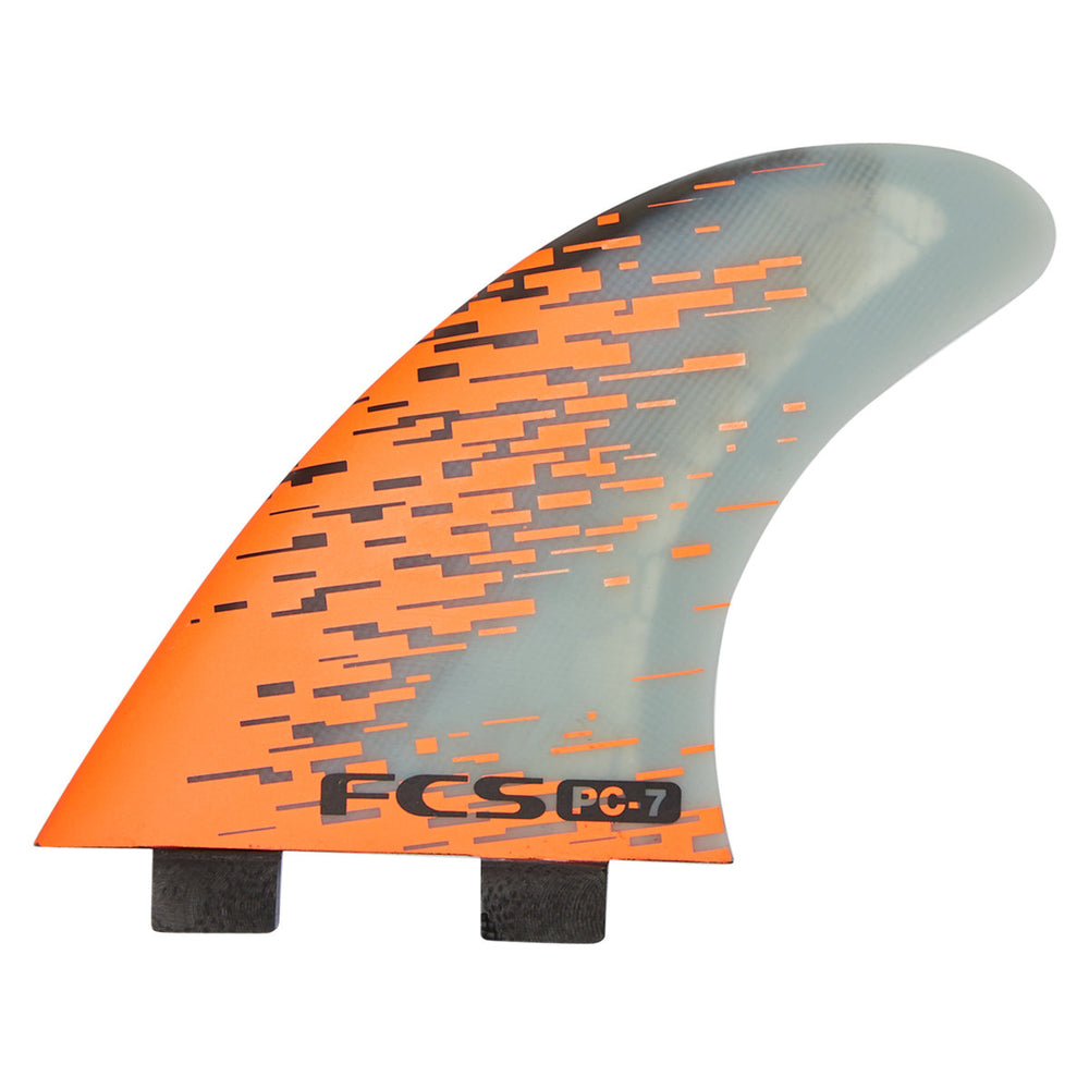 FCS THRUSTER - PC Smoke Tri 2 tab Large (Orange Smoke)