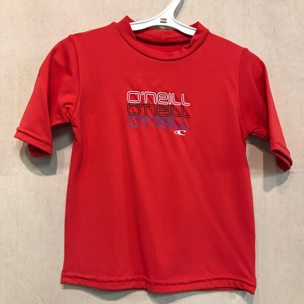 Youth Boys Rashies O'Neill Toddler Skins S/S 4323B - 020-Red