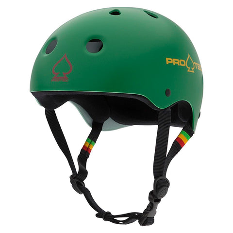Protective Gear (Skate) - Pro-tec Helmet - Classic Skate - Matte Rasta Green