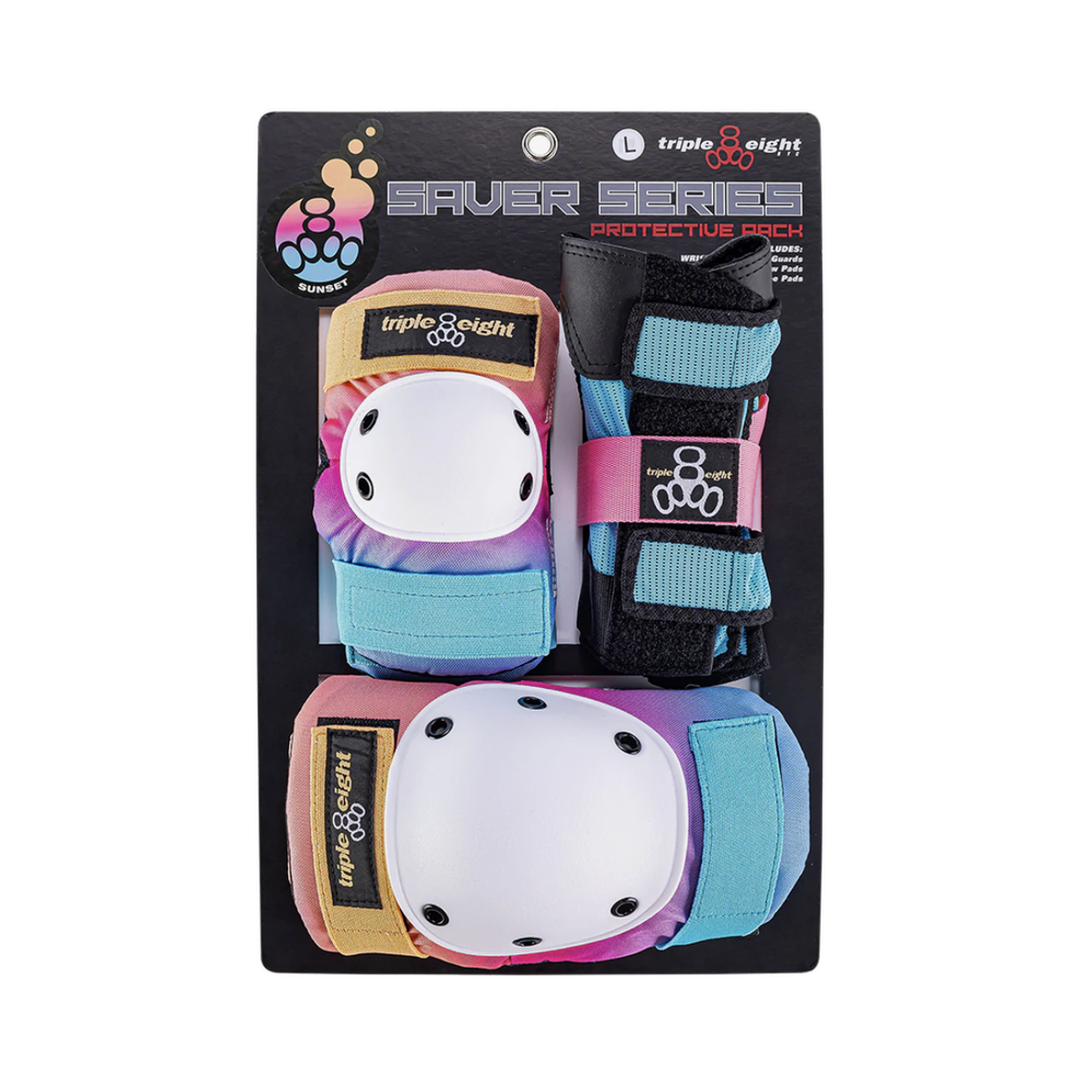 
                  
                    Protective Gear (Skate) - T8 - Saver High Impact 3 pack - Sunset
                  
                