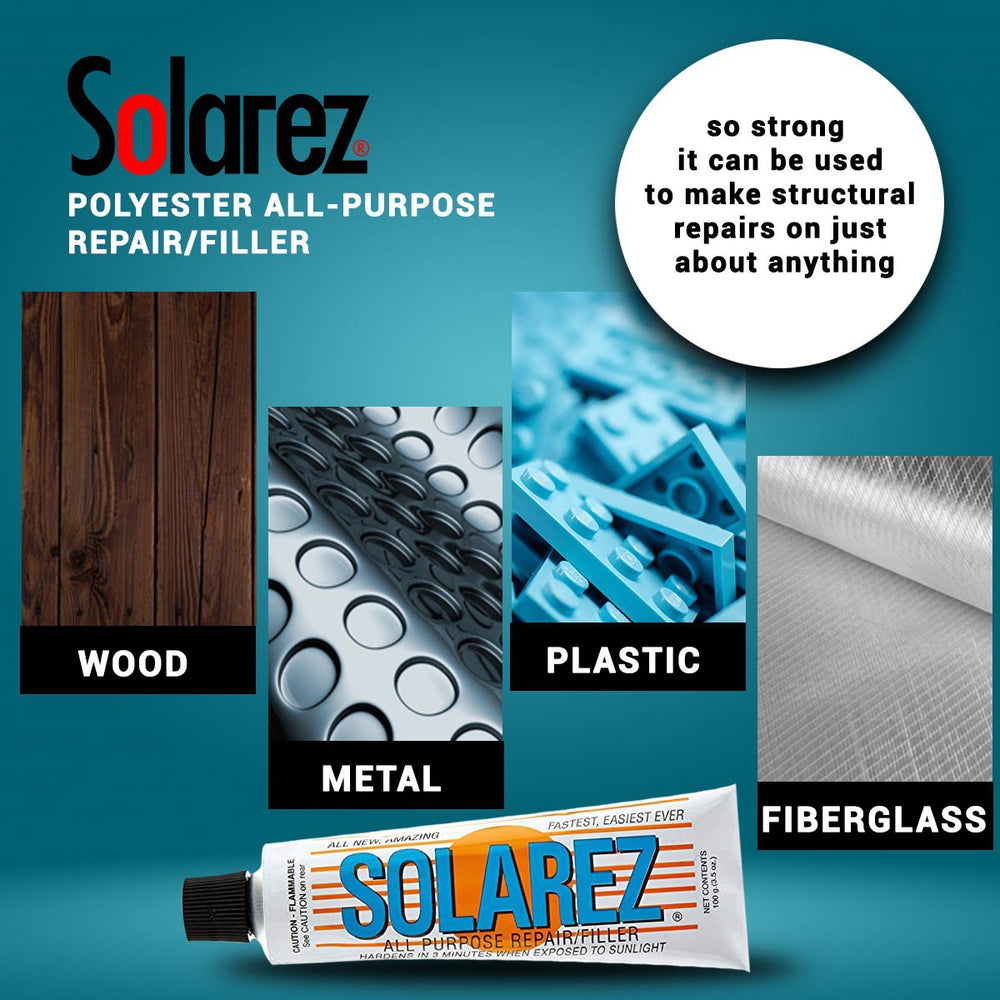 
                  
                    Ding Repair - Solarez Polyester ALL PURPOSE 3.5oz Tube
                  
                