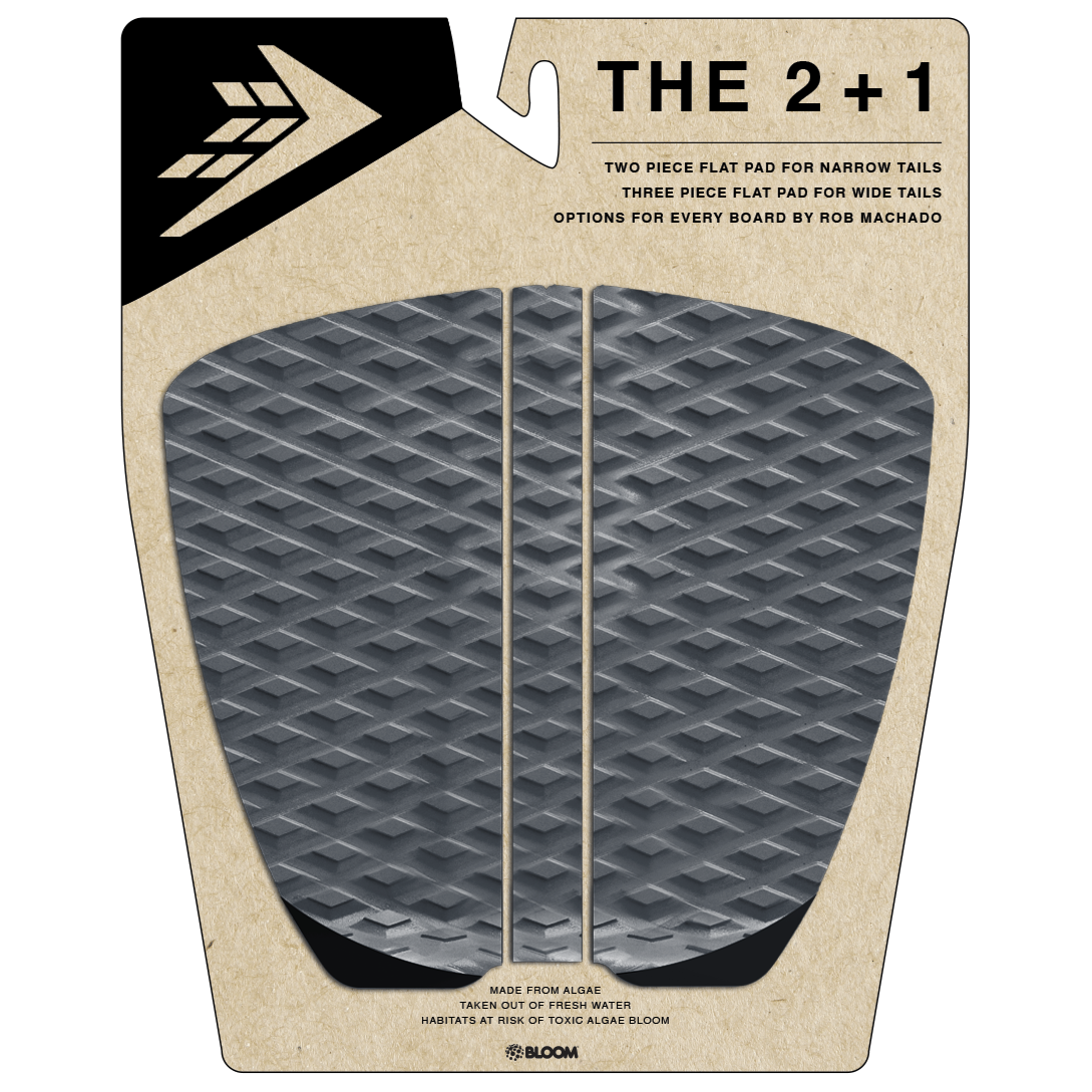 
                  
                    Deck pads - Firewire - 2+1 Flat Traction Pad - Charcoal/Black
                  
                