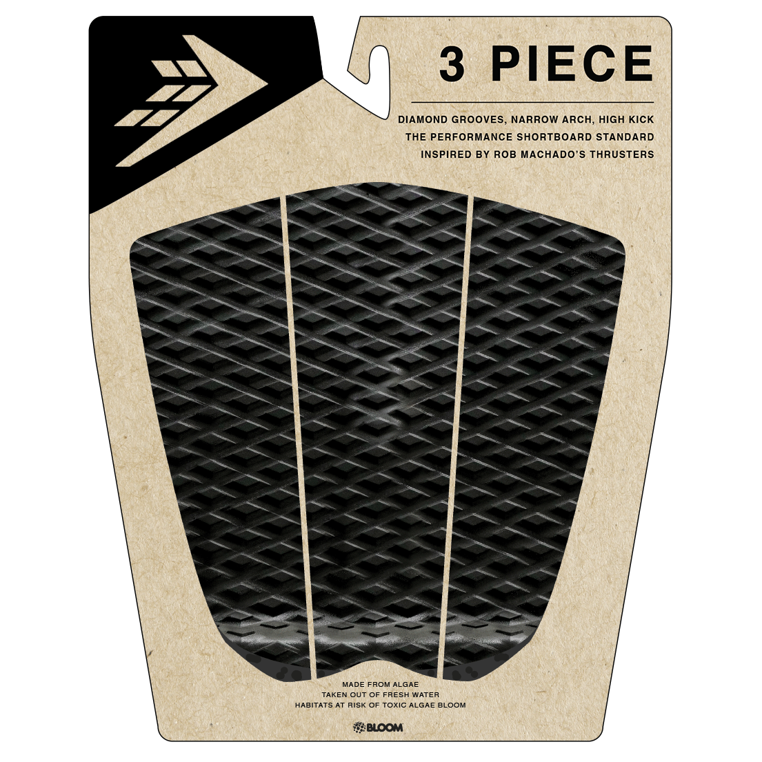 
                  
                    Deck pads - Firewire - 3 Piece Arch Traction Pad - Black/Charcoal
                  
                
