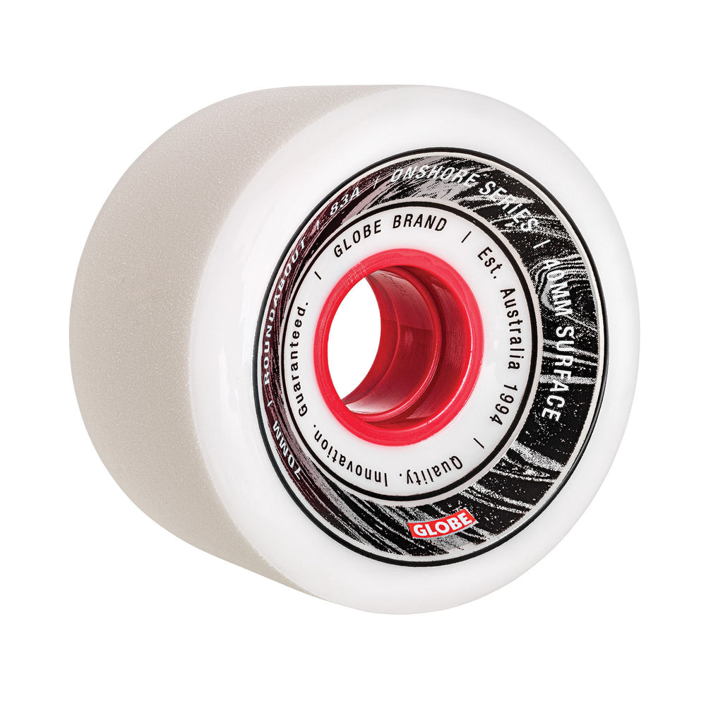 Globe - 70mm Roundabout Onshore Wheel White/Red