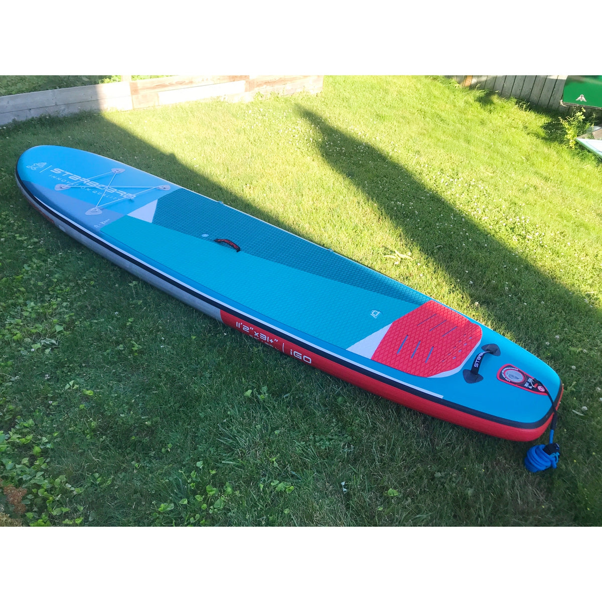 
                  
                    Starboard Inflatable SUP 11'2" X 31+" X 5.5" iGo Zen SC With Paddle
                  
                