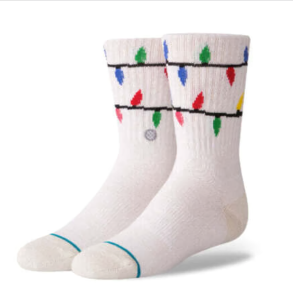 Stance Socks: Boys - Its Snow Lit - White
