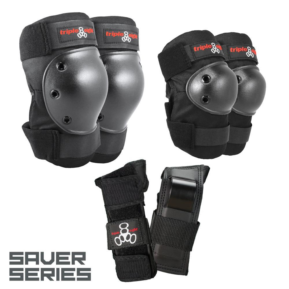 
                  
                    Protective Gear (Skate) - T8 - Saver High Impact 3 pack - Black
                  
                