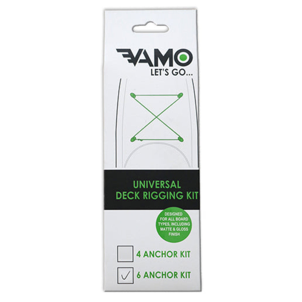 
                  
                    Deck Rigging Kit - Vamo Universal Deck Rigging Kit - 6 Anchor Kit
                  
                