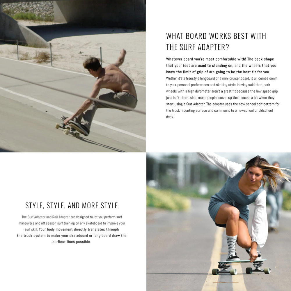 
                  
                    WATERBORNE SKATEBOARDS - Surf Skate Front Truck Adapter
                  
                
