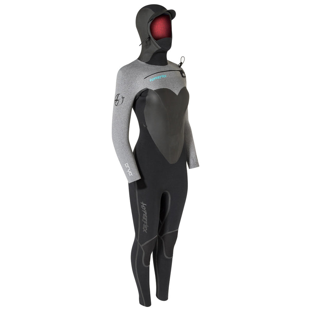 
                  
                    6/5 Hyperflex Womens Wetsuit Vyrl CRYO Frontzip Hooded Fullsuit - Size 12 - Final Sale
                  
                