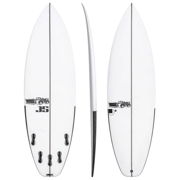 JS Industries - Black Box 3 - 5'10 Squash Tail PU - 5 Futures Fins