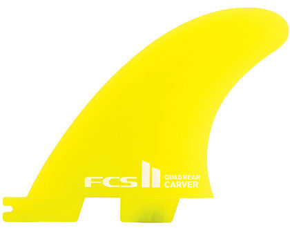 FCS II QUAD REAR - Carver Neo Glass Set - Small - Surf Ontario
