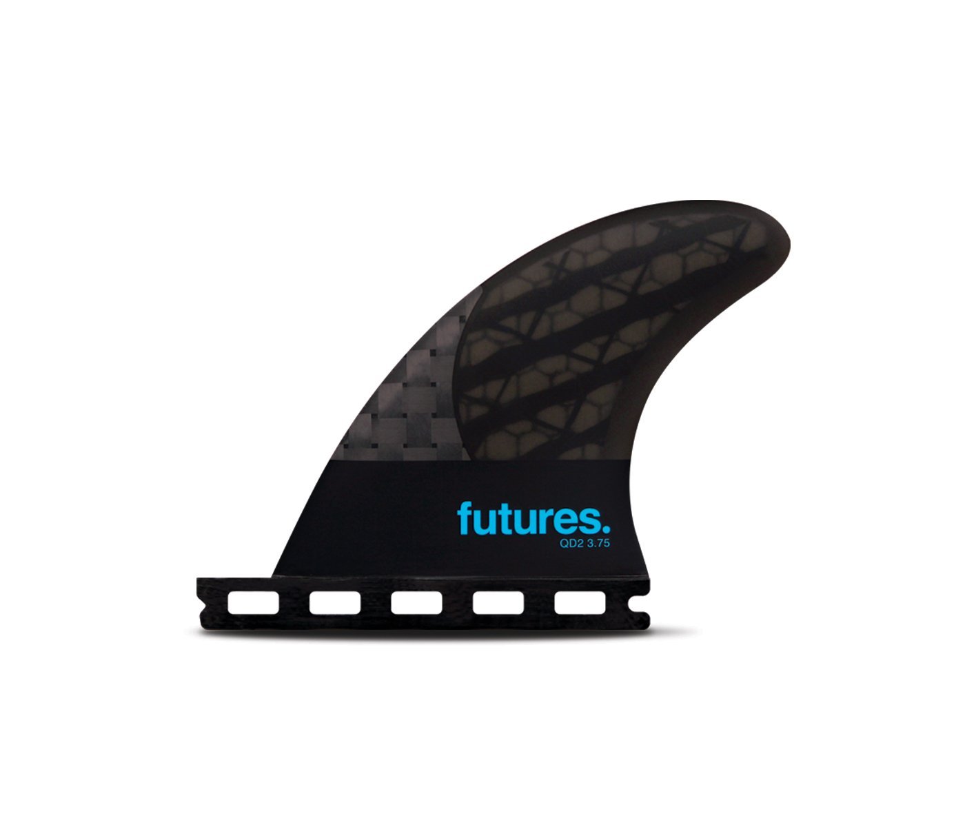 
                  
                    Futures QUAD REAR Blackstix 3.0 - Smoke/Blk/Turquoise - QD2 3.75 80/20 - Small
                  
                