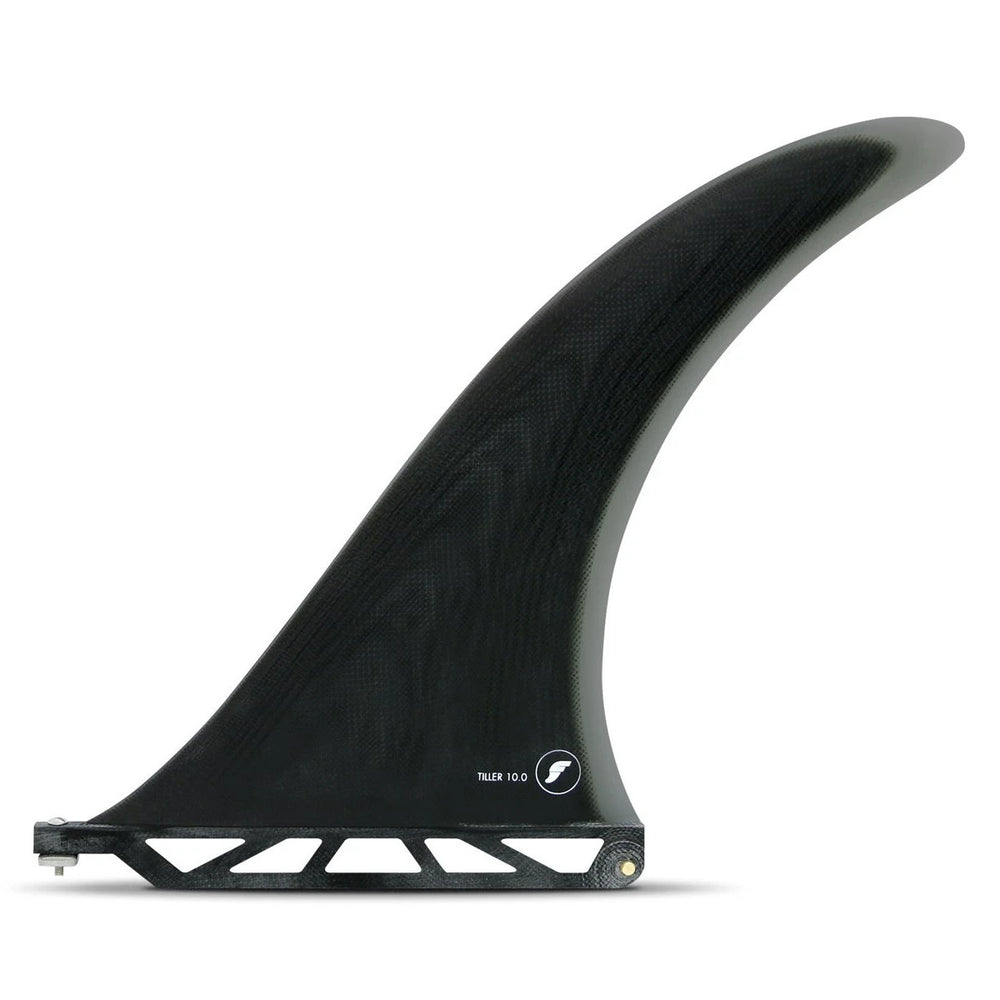 Futures - SINGLE fin - Tiller 10.0 - Solid Black/Smoke single fin
