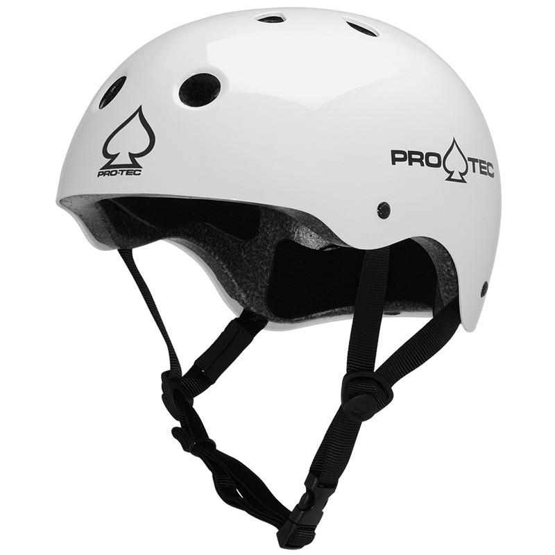 Protective Gear (Skate) - Pro-tec Helmet - Classic Certified Gloss White