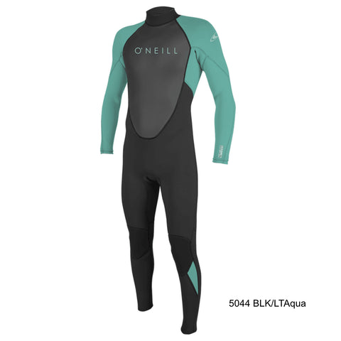 3/2 Youth O'Neill REACTOR-2 Back Zip FULL - Blk/Lt Aqua/Z94 - Surf Ontario